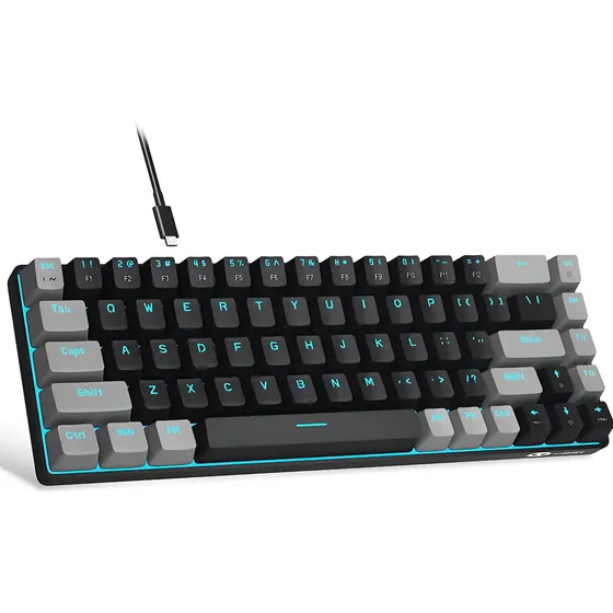 Teclado Mecánico Gamer 60% RGB USB-C Español Magegee Mk-Box