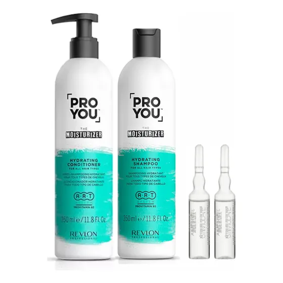 Shampoo Acondicionador Y Ampolla Hidratante