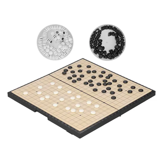 Juego Go Tablero Ajedrez Magnético Profesional Plegable