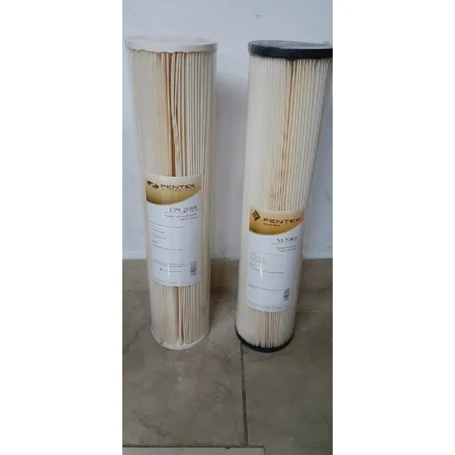 Cartucho Filtro Poliéster De Celulosa Plisado De 5 Y 20 Mic