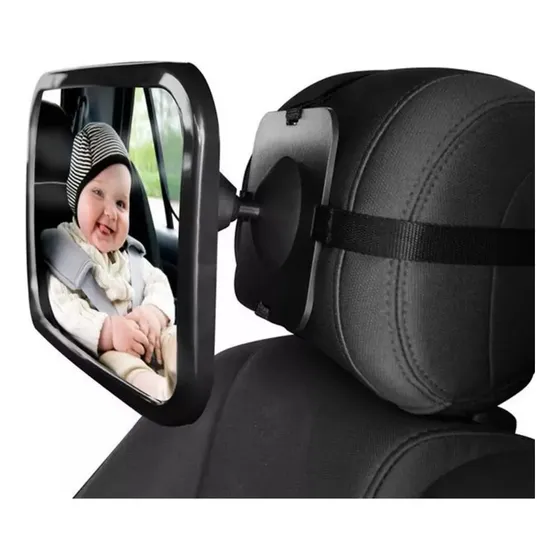 Espejo Retrovisor Para Bebe Giratorio Ajustable Seguridad