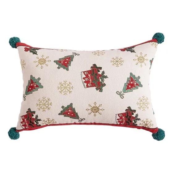 Cojín Navideño Con Forma De Muñeco De Nieve De Invierno Sant