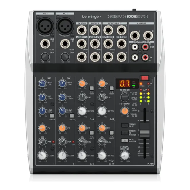 Mixer Consola Analógica Behringer Xenyx 1002sfx