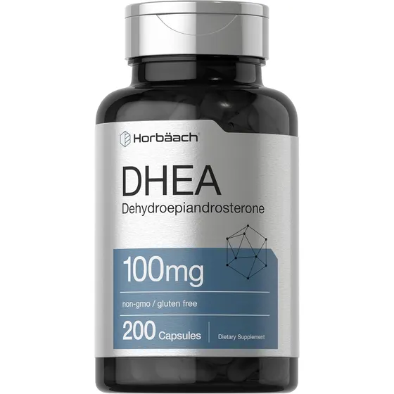 Horbäach  Dhea 100mg | Suplemento De Alta Potencia Sin Sabor