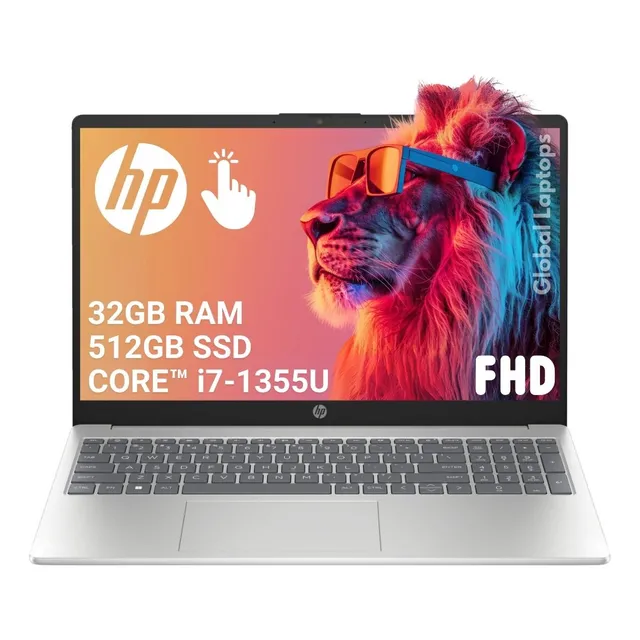 Laptop HP Gamer Core I7 1355u 32 GB de RAM 512 GB Ssd Fhd Touch