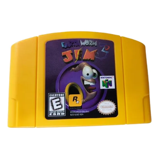 Earthworm Jim 3d Nintendo 64cartucho Fita N64