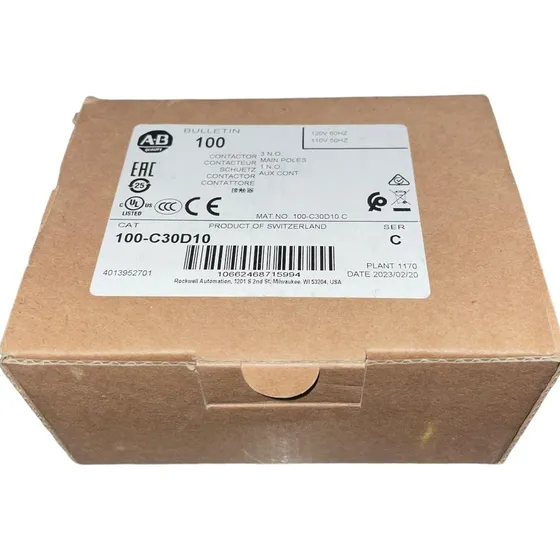Allen Bradley 100-c30d10 Contactor