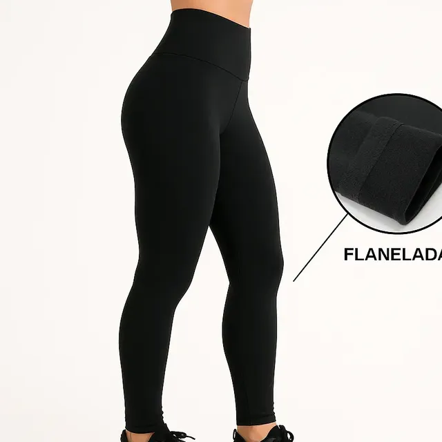 Calca Feminina Termica Forrada Legging Aveludada Frio Grossa