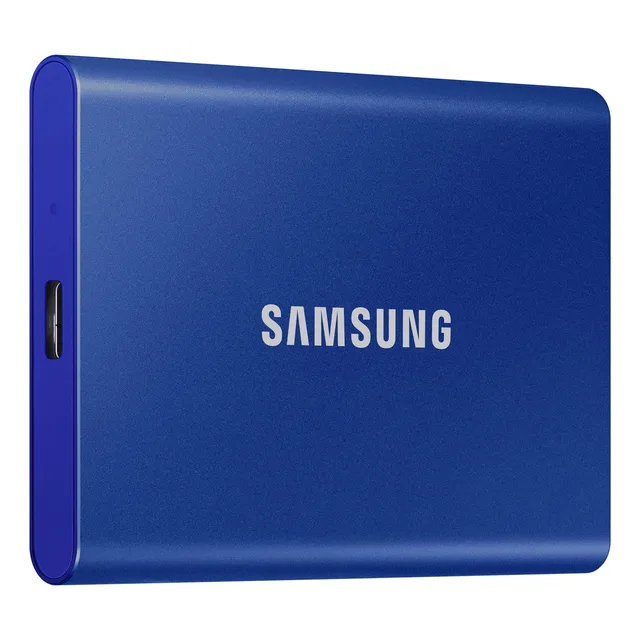 Disco sólido SSD externo Samsung Portable SSD T7 MU-PC1T0 1TB azul