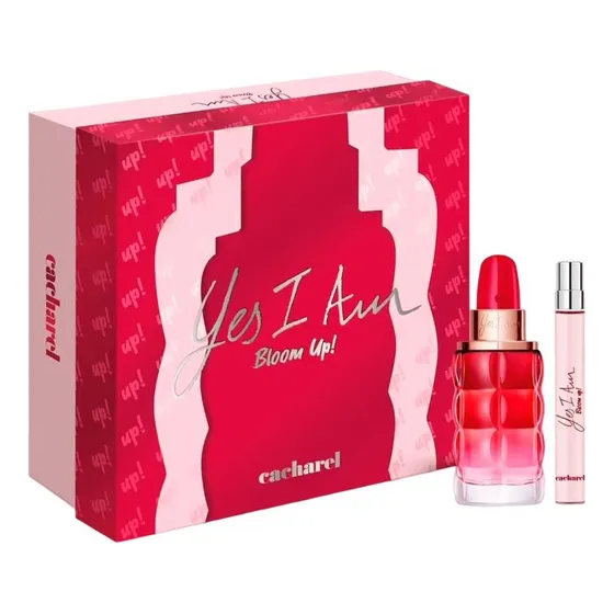 Set Perfume Cacharel Yes I Am Bloom Up! Edp 50ml + 10ml