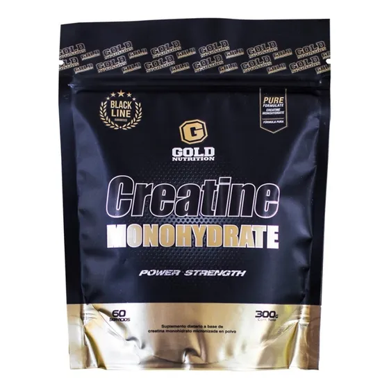 Creatina Monohidrato Gold Nutrition Creatina Micronizada Sabor Neutro 300 G