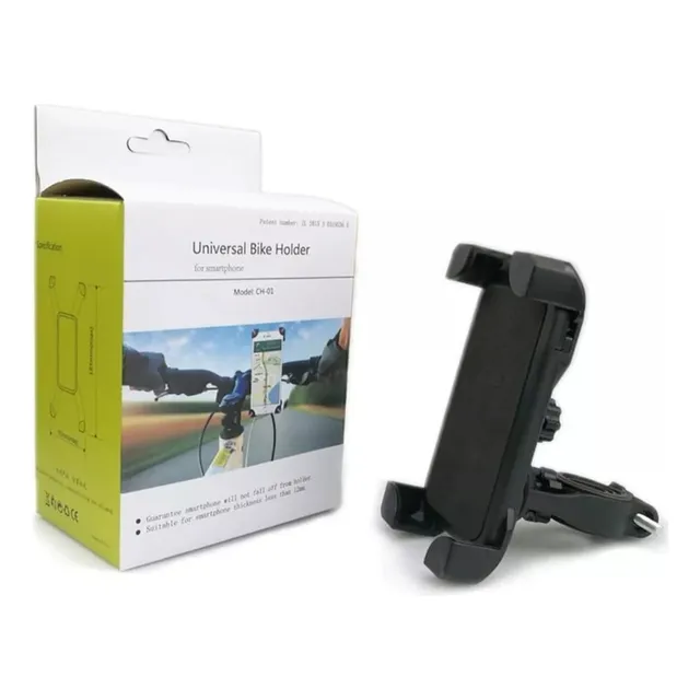 Porta Celular Para Bicicleta Y Moto, Regulable, Antirrobo Color Negro