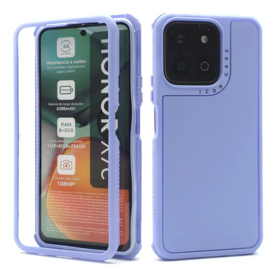 Funda Para Honor X7c Protector 3 En 1 Case 360 Uso Rudo Duro