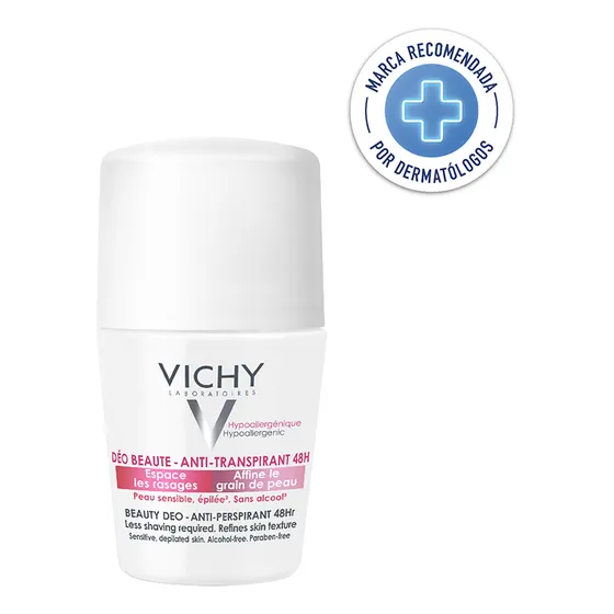 Desodorante Roll On mujer Belleza duración 48H 50ml Vichy