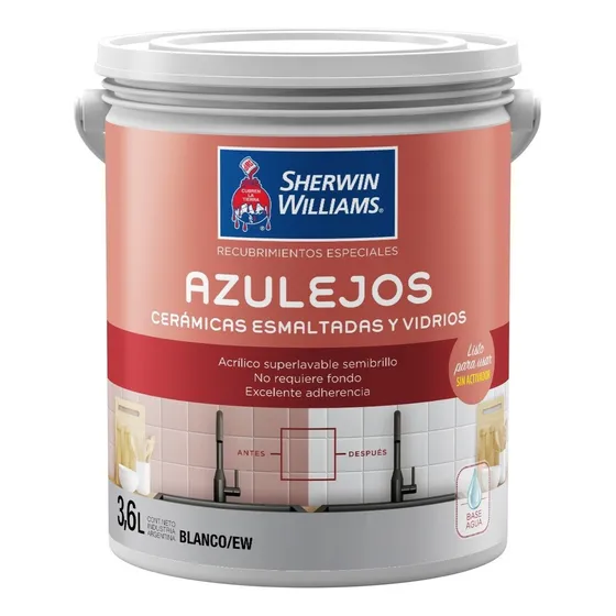 Pintura Para Azulejos Novacor 3.6 Lt Sherwin