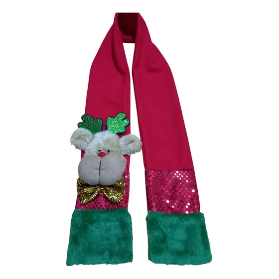 Bufandas Navideñas, Estola De Navidad, Abrigo  . Atuendo