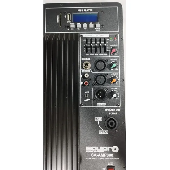 Amplificador Para Cajón 15 Bt Dsp 800w Saypro Sa-amp800