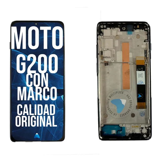 Modulo Motorola Moto G200 Xt2175 Con Marco 100% Original
