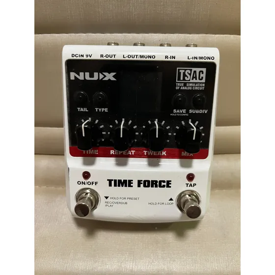 Pedal Nux Time Force - Multi Delay - Super Conservado!!!!