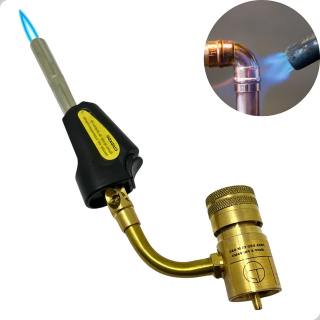Maçarico Portátil Turbo Torch Refrigeração Tocha Gas Mapp