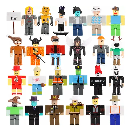 24 Piezas Virtual World Roblox Building Block Muñeca