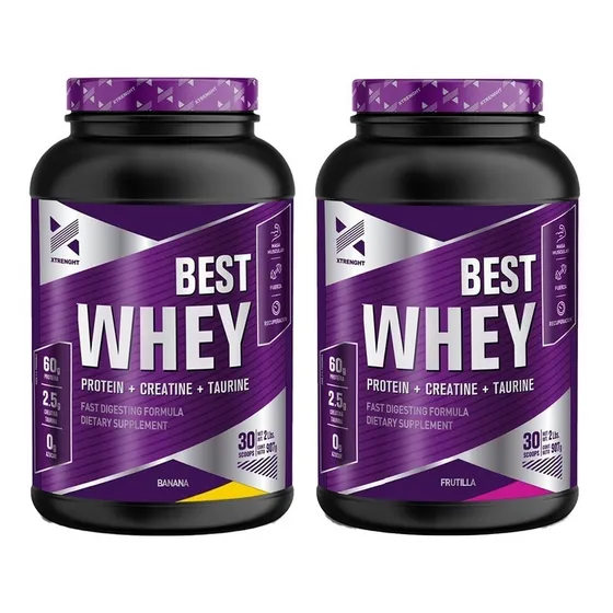 Xtrenght Best Whey Protein 2 Lb X 2 Unidades Potenciada