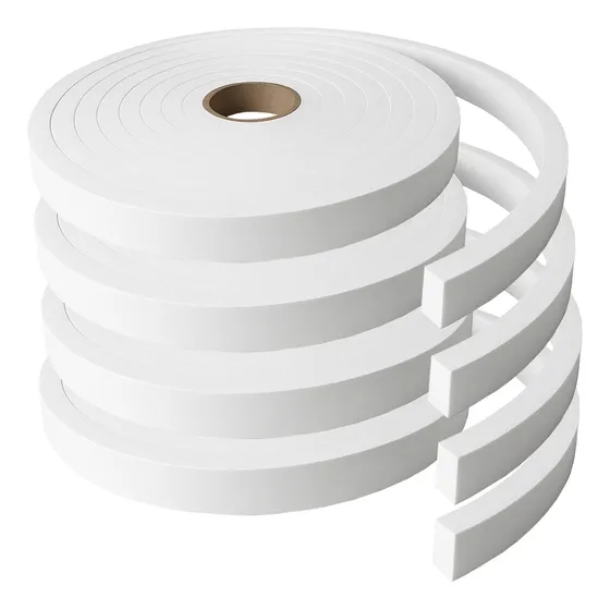Fita Eva Branco Autocolante 1 Lado 15mm X Larg 2cm X 20 Mts