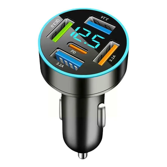 Accesorio Para Cargar Celulares De 5 Salidas