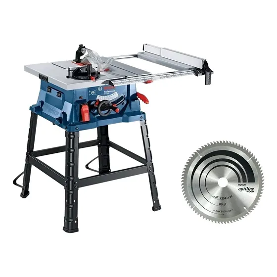 Sierra De Banco Bosch 1800w Gts 254 + 1 Disco De 254mm