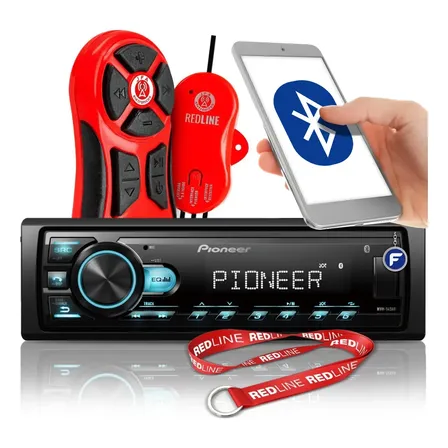 Radio Pioneer Bluetooth Som Completo + Longa Distancia 1200m