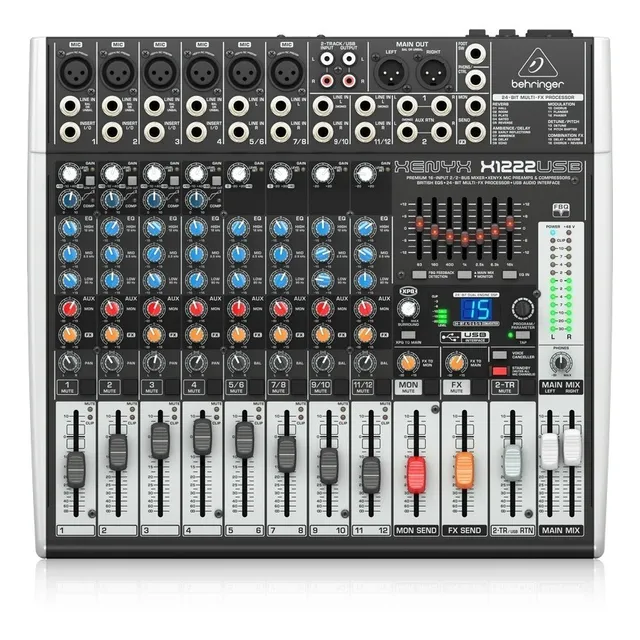 Mixer Consola Behringer Xenyx X1222usb Interfaz Grabacionusb
