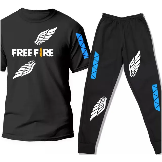 Conjunto Remera Y Pantalon Jogging Logo Marca Motivos