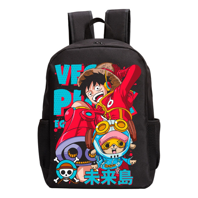 Mochila Unisex Escolar Trabalho Anime One Piece 27 Luffy Cho Mochila Unisex Escolar Trabalho Anime One Piece 27 Luffy Cho
