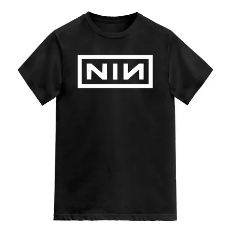 Remera Negra Nine Inch Nails 100% Algodón Peinado