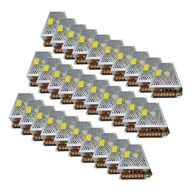 Transformador Fuente Poder Driver 12v 16.5a 200w 30 Piezas