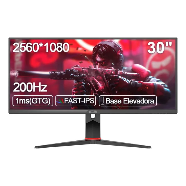 Monitor Gamer Elsa Ultrawide 30''  Wfhd 2k 200hz Adjustable