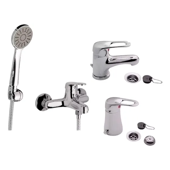 Griferia Fv Monocomando Arizona B1 Lavatorio Ducha Bidet 