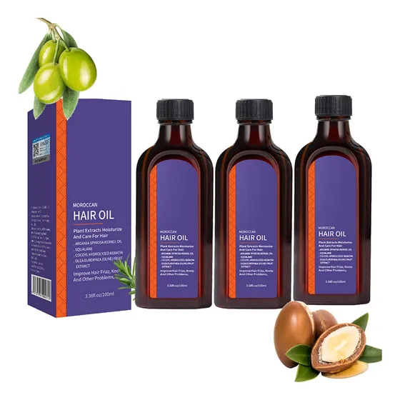 Aceite De Argán Marroquí, Aceite Esencial For Cabello
