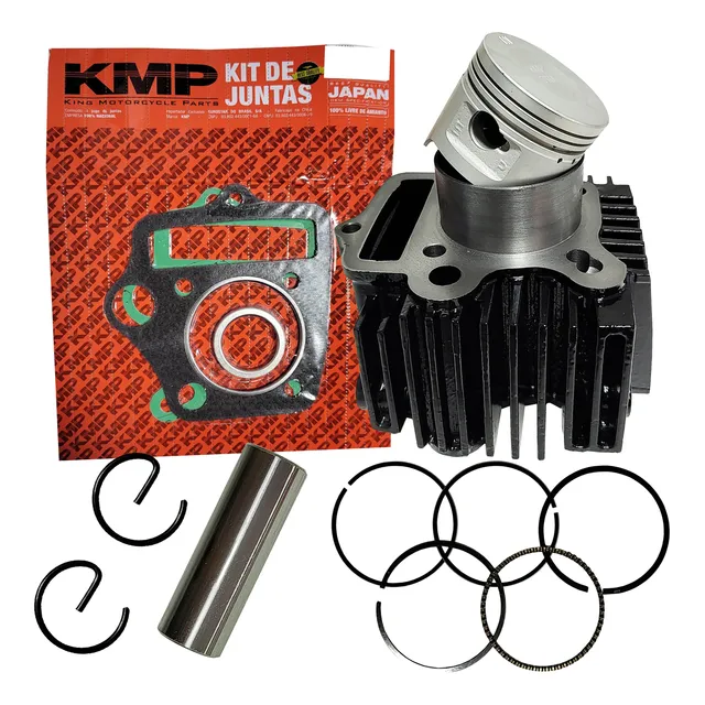 Kit Cilindro Motor Pop 100 Ks 2007 2008 2009 2010 Kmp