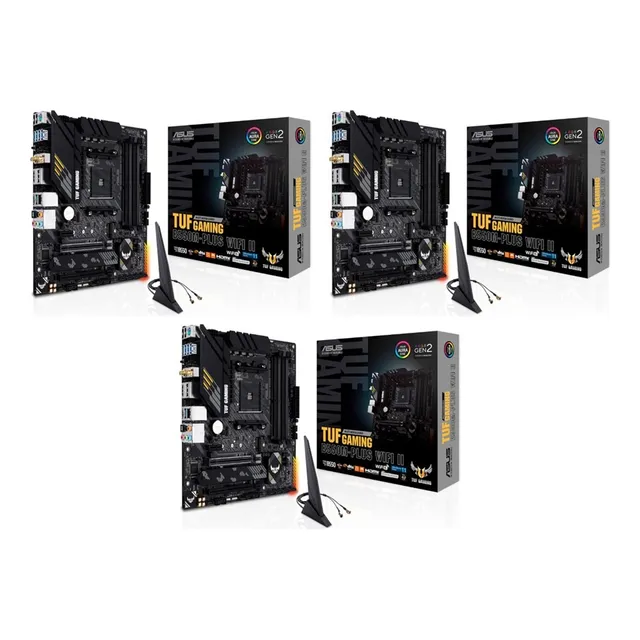 3 Motherboard Asus (tuf Gaming B550m-plus) Socket Am4,4*ddr3