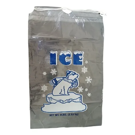 Bolsa Para Hielo Estampado Con Cuerda 29x42 Cm 