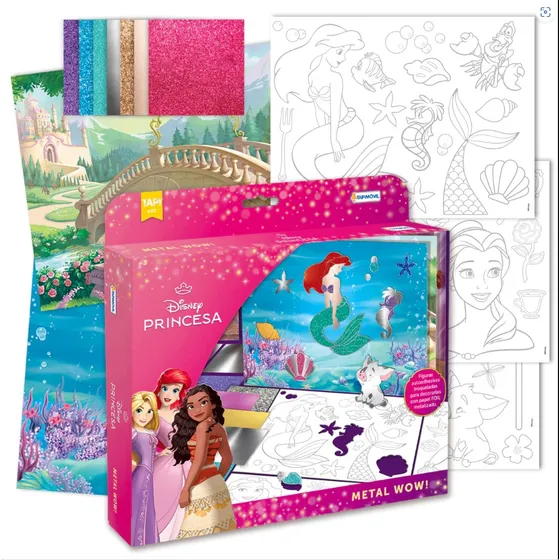 Foil Wow Princesas Set Decora Figuras Tapi Sharif Express