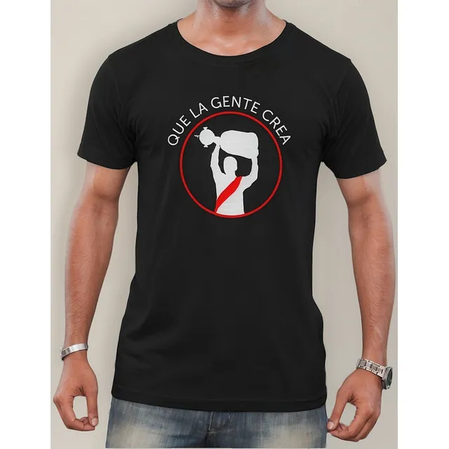 Remera Algodón Talles Especiales Hombre Futbol Argentino