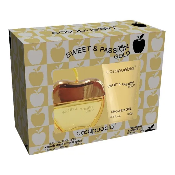 Perfume Casapueblo Sweet & Passion Gold  + Shower Gel