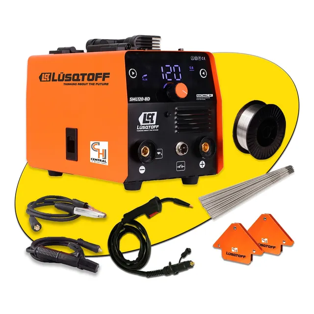 Soldadora Inverter Dual Mig Alambre Flux Electrodo Lusqtoff