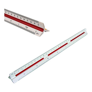 Escalimetro Trident 7830 Escala Triangular N 1 Profissional Escalimetro Trident 7830 Escala Triangular N 1 Profissional