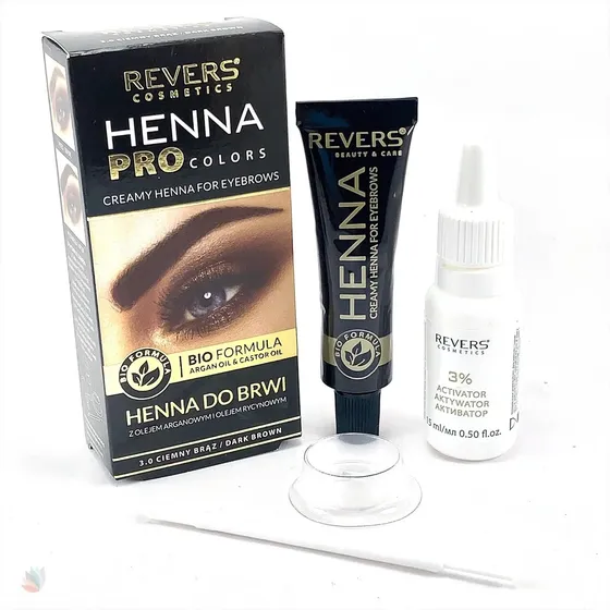 Henna Para Las Cejas Pro Colors Revers Cosmetics