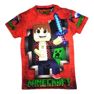 Blusas de minecraft hotsell