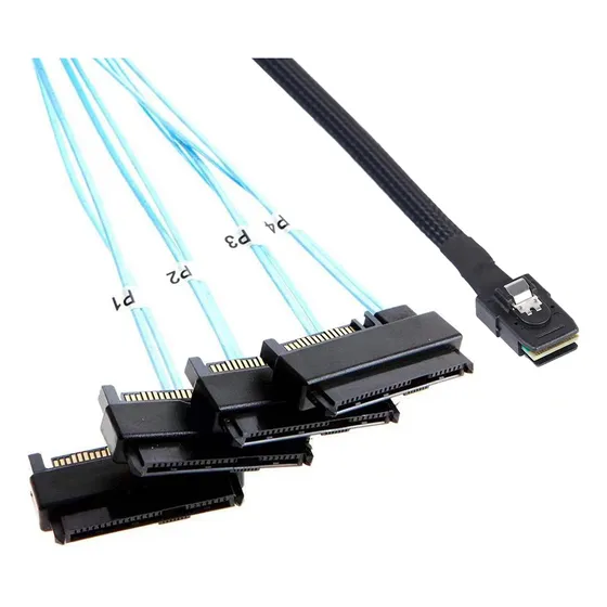 Cabl Mini-sa Sas: Pine Cable Adaptador Corriente Sata Pie