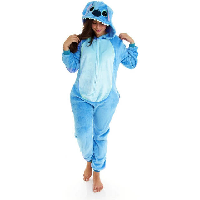 Pijama Lilo Stitch Ou Angel Macacão Kigurumi Barato Pijama Lilo Stitch Ou Angel Macacão Kigurumi Barato